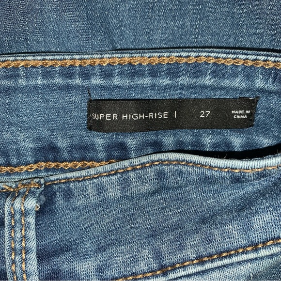 Bullhead Denim Co. Super High-Rise Women’s Blue Jeans Size 27 - Picture 3 of 7